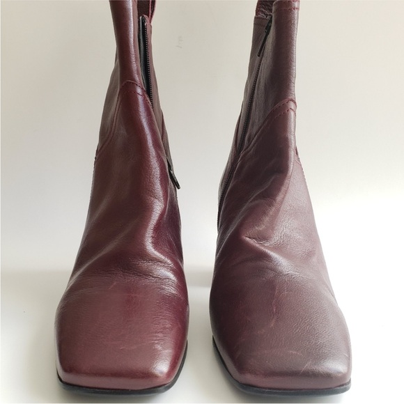 Napoleoni | Leather Wrapped Heeled Ankle Booties - Picture 7 of 15